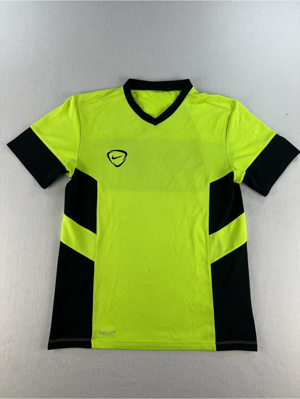 Nike Short Sleeve Tee in Neon Yellow and Black